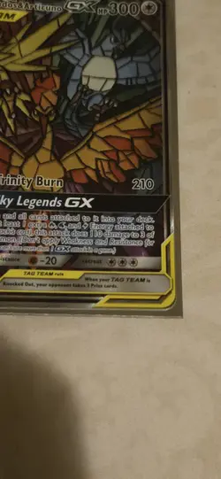 Moltres Zapdos Articuno GX Hidden Fates Pokemon Black Star Promo SM210 - SEALED - Image 5