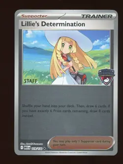 Pokemon Lillie's Determination Staff Promo Regional Championship #119/132 - Image 1