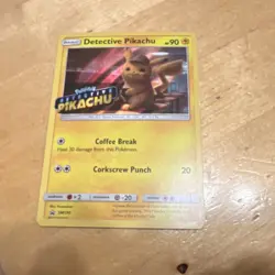Pokemon TCG Detective Pikachu SM190 Promo Stamped Holo 90 HP Card - Image 2