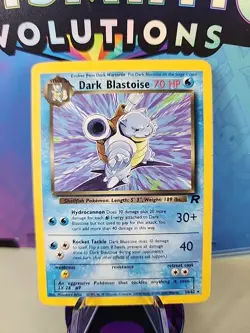 Dark Blastoise 20/82 Team Rocket Non-Holo 2000 WOTC Pokemon – LP/mp - Image 1