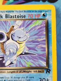 Dark Blastoise 20/82 Team Rocket Non-Holo 2000 WOTC Pokemon – LP/mp - Image 3