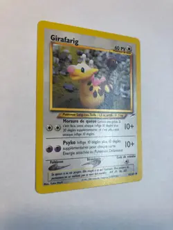 Pokemon [FRENCH] Girafarig 66/105 Neo Destiny 2000 NM - Image 2