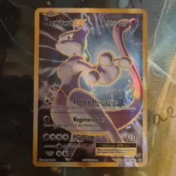 Pokemon Mewtwo EX Ultra Rare Full Art Holo 103/108 Evolutions Basic 180 HP Card - Image 1