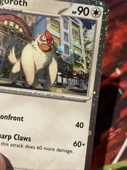 Vigoroth 161/193 Paldea Evolved Cosmos Holo DOUBLE SWIRL Pokemon Card NM - Image 4