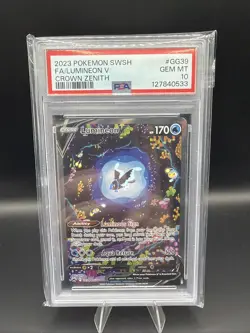 2023 Pokemon SWSH Full Art Lumineon V Crown Zenith #GG39 PSA 10 Gem Mint Rare - Image 1