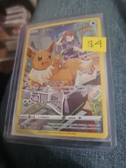 Pokemon TCG Eevee TG11/TG30 Ultra Rare Holo Card Brilliant Stars #17757 T - Image 1
