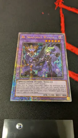 Yugioh El Shaddoll Winda Alt Art Quarter Century Secret Rare RA04-EN067 1st Ed - Image 3