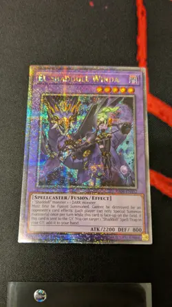 Yugioh El Shaddoll Winda Alt Art Quarter Century Secret Rare RA04-EN067 1st Ed - Image 4