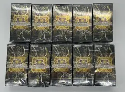 Lot of (10) Yu-Gi-Oh! TCG Japanese Limit Over Collection The Heroes Booster Box - Image 1