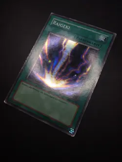 YUGIOH 2003 | RAIGEKI | LOB-G042 | GERMAN | VERY GOOD (MP) - Image 3