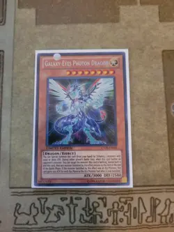 YUGIOH GALAXY-EYES PHOTON DRAGON CT08-EN003 SECRET LIMITED ED NM - Image 1