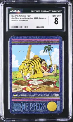 2000 One Piece Visual Adventure One Piece Nap With Maharaja Tiger CGC 8 8 - Image 1