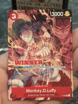 Monkey.D.Luffy - P-006 (Winner Pack Vol. 1) P-006 One Piece Promotion Cards - Image 3