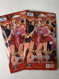 2 Booster Packs - One Piece Heroines Edition EB-03 English Brand New Sealed - Image 1