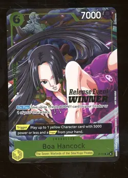Auction #2 One Piece English P-115 Boa Hancock Release Event Winner Promo - Image 1