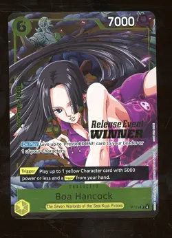Auction #1 One Piece English P-115 Boa Hancock Release Event Winner Promo - Image 1