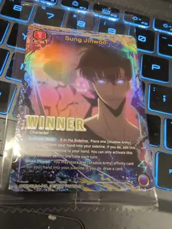 Union Arena Solo Leveling Sung Jinwoo Winner UEPR/SLG-1-019 Sealed - Image 1