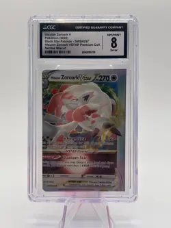 SQUARE CORNER MISCUT HISUIAN ZOROARK VSTAR SWSH297 Black Star Promo Pokemon Card - Image 1
