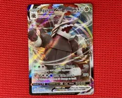 Aggron VMAX 097/172 SWSH09: Brilliant Stars Ultra Rare Pokemon Card - NM - Image 1