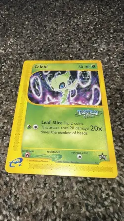 Celebi Pokemon 4Ever #50 Black Star Promo (NM/LP) Pokemon Card WOTC 2002 - Image 3