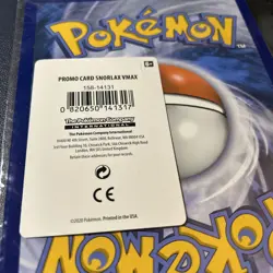 Snorlax VMAX JUMBO Card 142/202 Stamped Gamestop Promo Pokemon Sword & Shield - Image 5