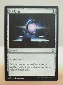 Magic: The Gathering Sol Ring Artifact Uncommon Commander Legends Card 472 - Image 1