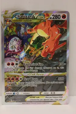 Pokemon TCG Charizard VSTAR SWSH262 Holo Black Star Promo Card NM/M J51 - Image 1
