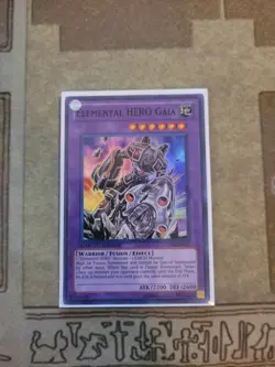 YUGIOH ELEMENTAL HERO GAIA CT08-EN011 SUPER LIMITED ED NM - Image 1