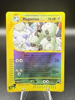Pokemon Magneton Reverse Holo Rare Card Skyridge 20/144 70 HP 2003 - Image 1