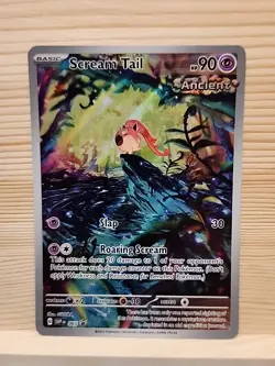 Pokemon TCG Scream Tail Black Star Promo Card Scarlet & Violet 065/108 - Image 1