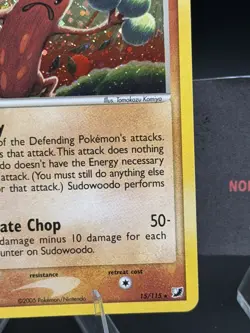 [LP] Pokemon Card - Sudowoodo Unseen Forces 15/115 Holo Rare - Image 5