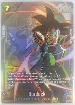BARDOCK FB08-111 Gold Foil Alternate Alt Art Dragon Ball Super Fusion World Card - Image 1