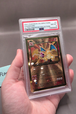 Charizard Pokemon Celebrations Ultra-Premium Collection #4 PSA 8 Metal Card - Image 3