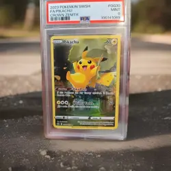 Pokemon 2023 SWSH Crown Zenith Pikachu Galarian Gallery Card #GG30/GG70 Psa 9 - Image 1