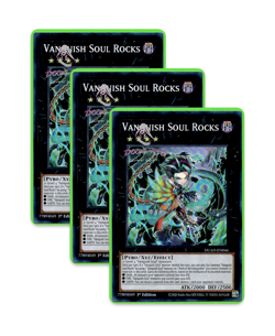 Yugioh! Vanquish Soul Rocks DUAD-EN046 (SR) 1st Ed 3x "Vanquish Soul Support" - Image 1