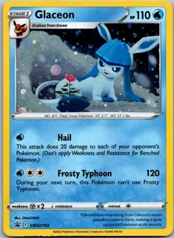 Glaceon - Promo SWSH: Sword & Shield Promo Cards SWSH192 NM - Image 1