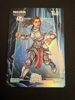 Bo Jackson Battle Arena CHILL-65 Paula Badosa Pauldron Power Holo Card 2025 #140 - Image 1