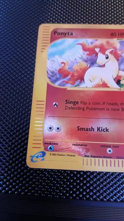 Pokemon Ponyta 126/165 Common Reverse Holo Expedition Card NM - Image 4