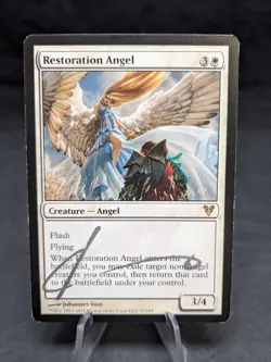 Restoration Angel | MTG Magic Avacyn Restored | Artist Signed | MP - Image 1