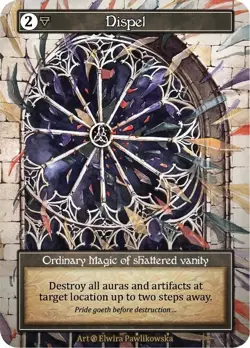 Sorcery: Contested Realm Beta Dispel Ordinary Foil NM - Image 1