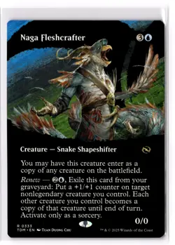 Naga Fleshcrafter (Borderless) 333 Tarkir: Dragonstorm Normal NM - Image 1
