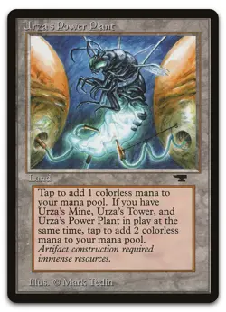 Urza's Power Plant (Bug) (LP) Antiquities ATQ Magic MTG - Image 1