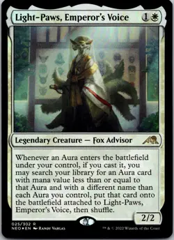 Light-Paws, Emperor's Voice R Kamigawa: Neon Dynasty 25 NM Foil - Image 1