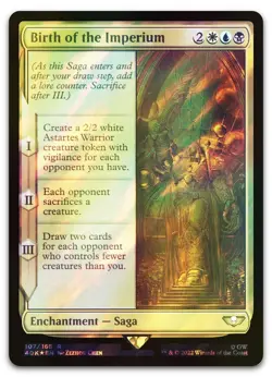 Birth of the Imperium (Surge Foil) #107 (NM) Warhammer 40,000 40K Magic MTG - Image 1