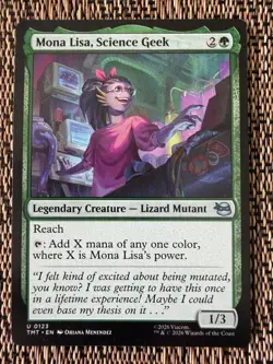 Mona Lisa, Science Geek U Teenage Mutant Ninja Turtles 123 NM - Image 1