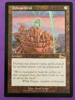 MTG Magic The Gathering - Defense Grid - Urza's Legacy LP (Lightly Played) - Image 1