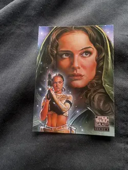 2009 Topps Star Wars Galaxy Series 4 Trading Card Padme Amidala #15 - Image 1