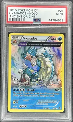 2015 Pokemon XY Gyarados Ancient Origins Holo Rare #21/98 (PSA 9) - Image 1