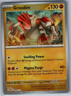 Groudon Poke Ball 049/131 SV: Prismatic Evolutions - Pokemon Card - NM - Image 1