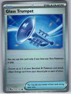 Glass Trumpet Poke Ball 110/131 SV: Prismatic Evolutions - Pokemon Card - NM - Image 1